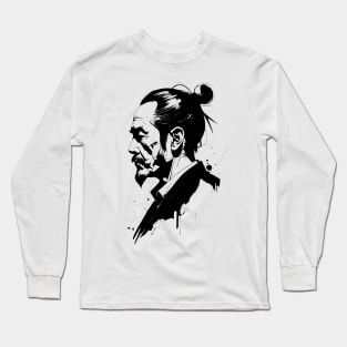 Profile of a Samurai Long Sleeve T-Shirt